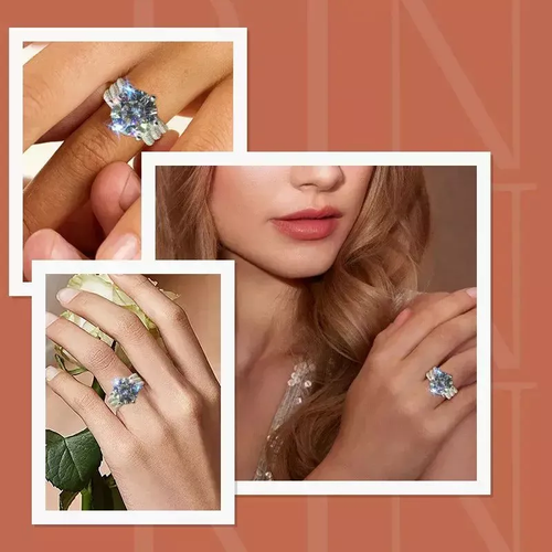 5 Carat Moissanite Ring