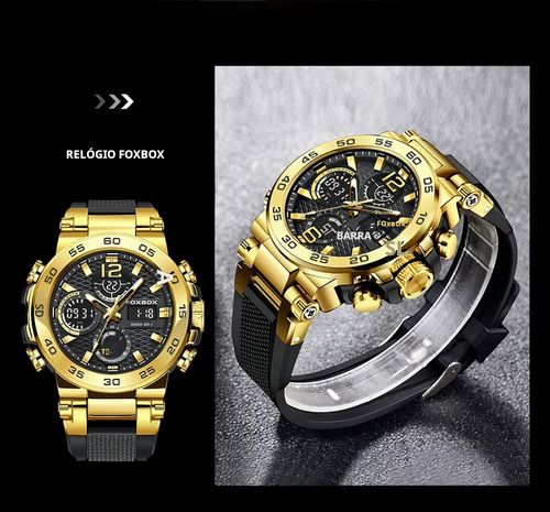 Relógio Esportivo Duplo Display Masculino