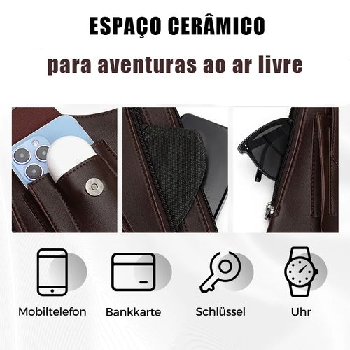 🎒 Mochila Tática Masculina Antifurto com Múltiplos Bolsos e Alças Duplas