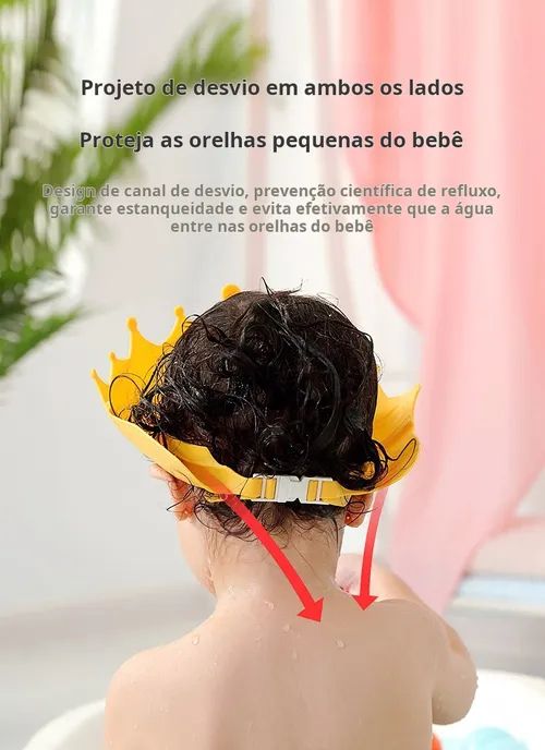 Chapéu de Banho para Bebês