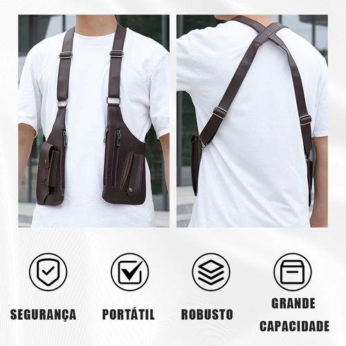 🎒 Mochila Tática Masculina Antifurto com Múltiplos Bolsos e Alças Duplas