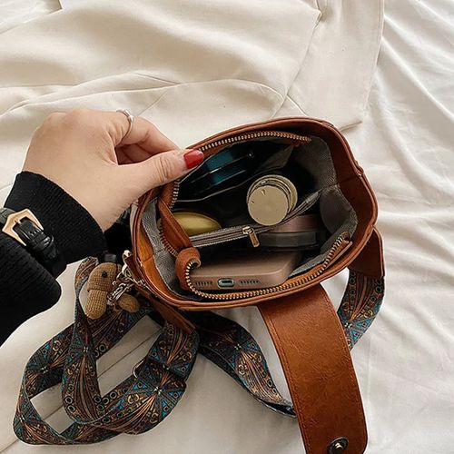 😍Promoção Quente - 50% OFF👜 Bolsa Vintage com Alça Larga Ajustável