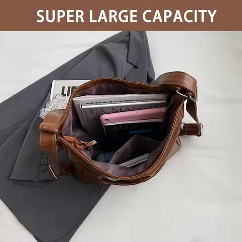 FANDUO Trendy Soft Leather Convertible Multifunctional Backpack