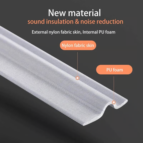 Reusable self-adhesive dust and insect-proof insulation strips