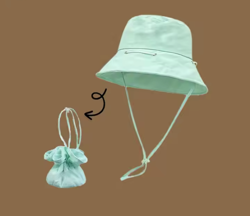 2-in-1  Sun Hat (Convertible to Bag)