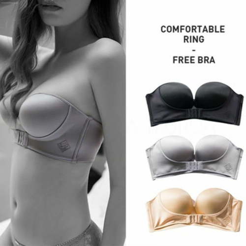 Strapless Front Buckle Lift Bra