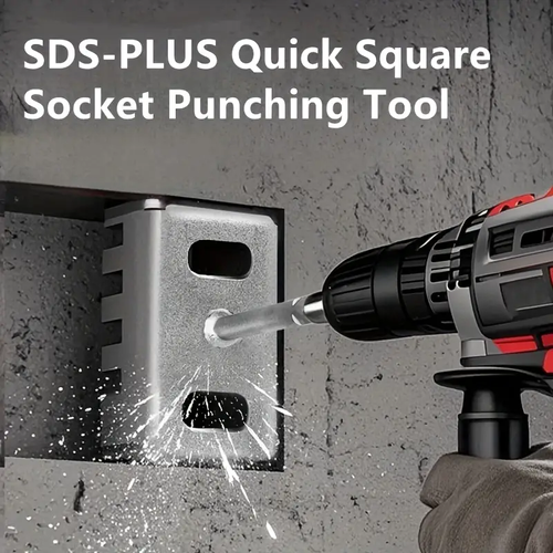 Creative square hole cutter for electrical boxes