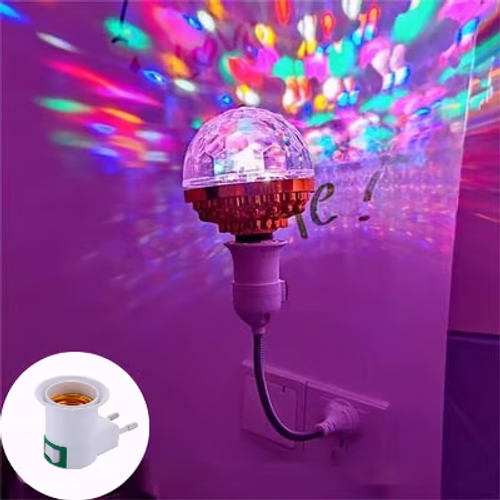 Colorful Rotating Disco Ball Light