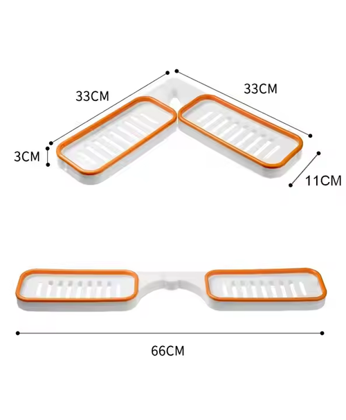 2 in1 Self Adhesive Shelves