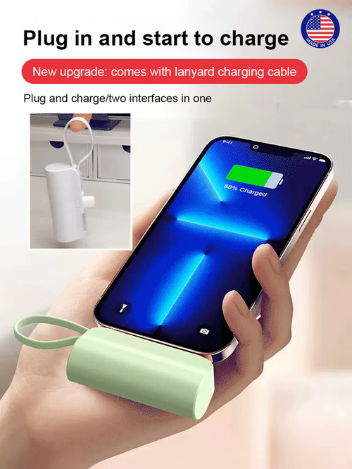 Portable Capsule Mobile Power Bank🔋🚀
