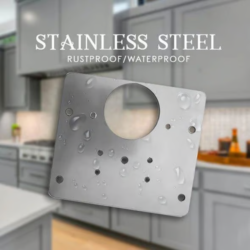 Stainless steel hinge fixing plate repair piece