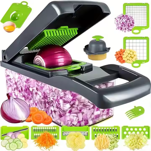 14-in-1 Multifunctional Vegetable Chopper and Slicer