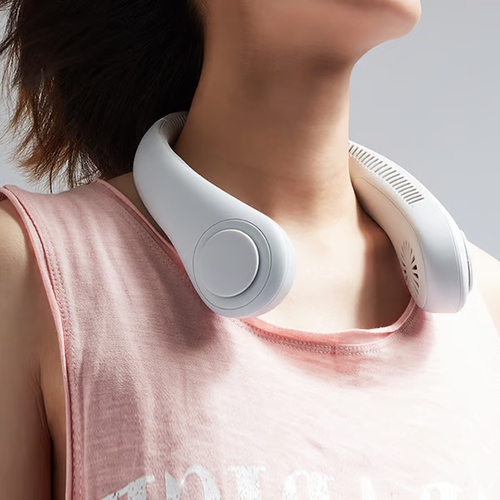 New Hands Free Bladeless Neck Fan！