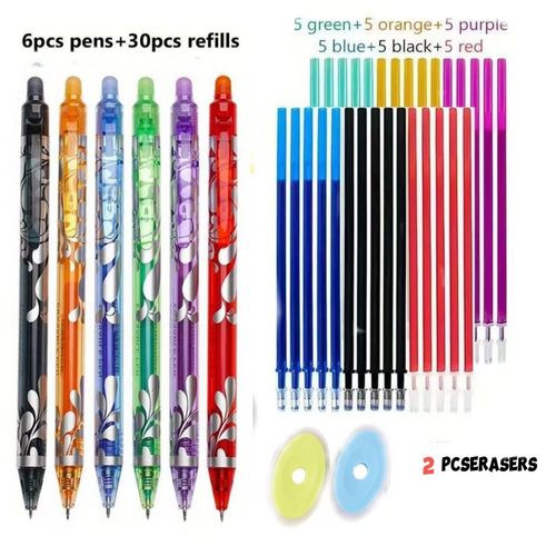 Multi-Color Erasable Gel Pens（38pcs）
