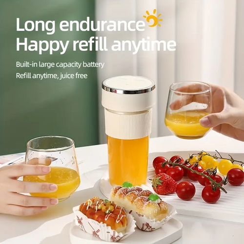 Portable Blender  Wireless Rechargeable USB Juicer Cup