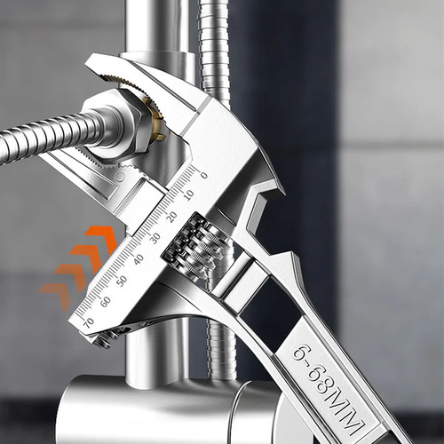 Reversible Sink Wrench with Jaw Opening 6-68mm