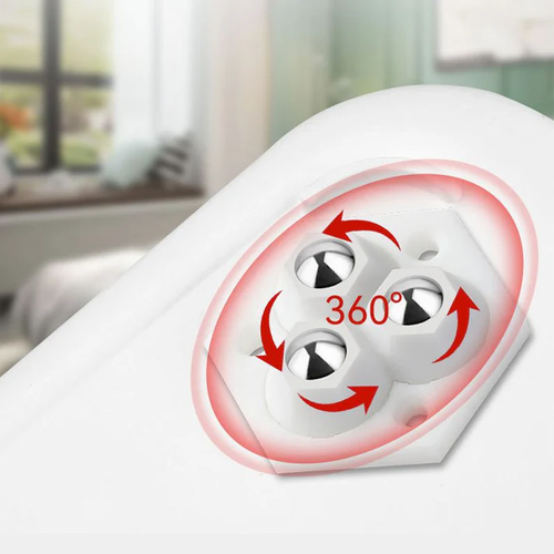 360° Rotating Mini Wheel with 3 Balls
