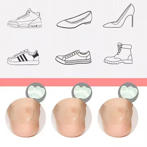 Self-adhesive Invisible Heel Anti-wear Sticker(200PCS)