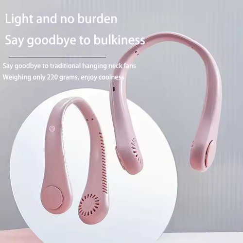 New Hands Free Bladeless Neck Fan！