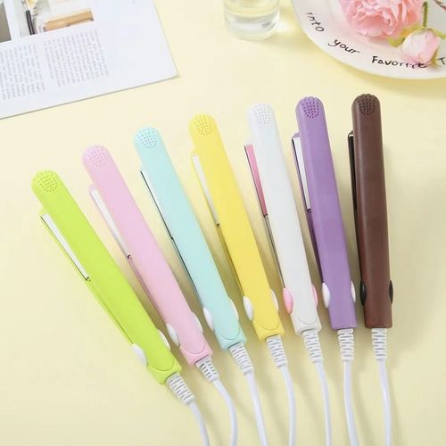 2-in-1 mini curling iron and straightener
