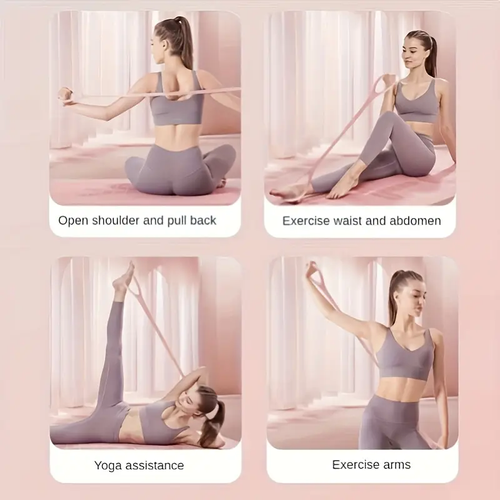 Eight Silicone Yoga Resistance Band