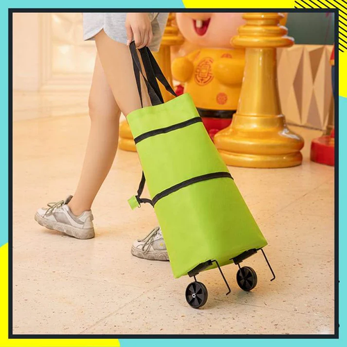 Lightweight, Waterproof Foldable Shopping Cart Bag with Wheels
