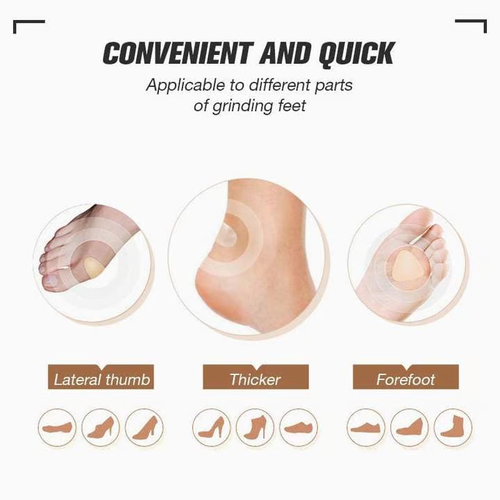 Self-adhesive Invisible Heel Anti-wear Sticker(100PCS)