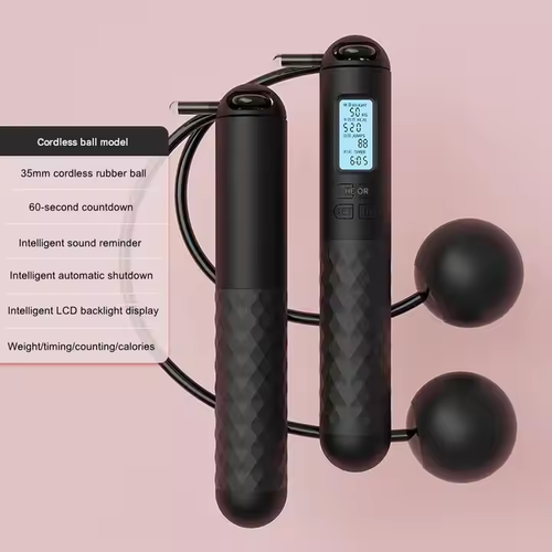 Rope-Free Jump Rope With Counter And Weighted Balls