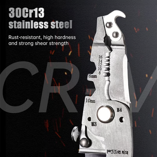 Multifunctional Folding Wire Stripper