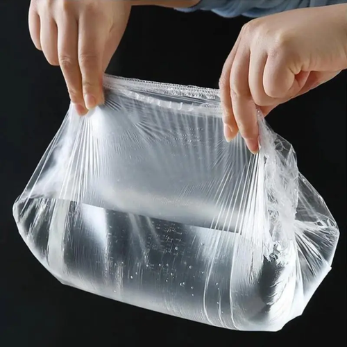 Food grade plastic wrap, disposable plastic food cover(500pcs)