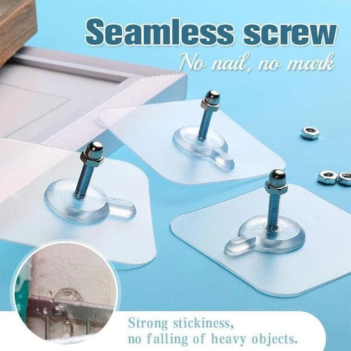Transparent Self-Adhesive Hooks