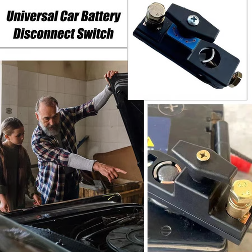 12V,24V Universal Battery Disconnect Switch – Anti-Leakage Power Isolator for Vehicles