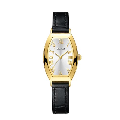 Olika Customizable Watch Fashion Leather Strap Rectangle Dial Waterproof Quartz Watches for Women