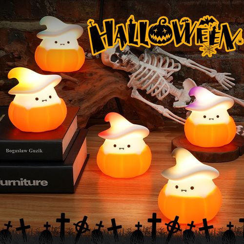 Pumpkin Ghost Night Light
