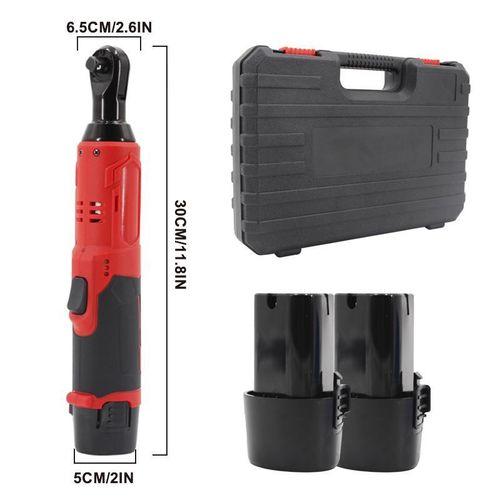 Electric Ratchet Wrench Tool Set, Portable Lithium Battery Powered Electric Ratchet Wrench, Multifunctional Car Repair Tool, Power Tool Set