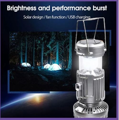 NEVER SWEAT IN THE DARK AGAIN — LIGHT, BREEZE & POWER IN ONE!​