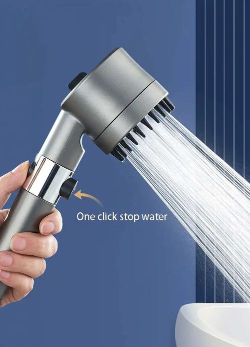 Multi-functional high-pressure shower head set