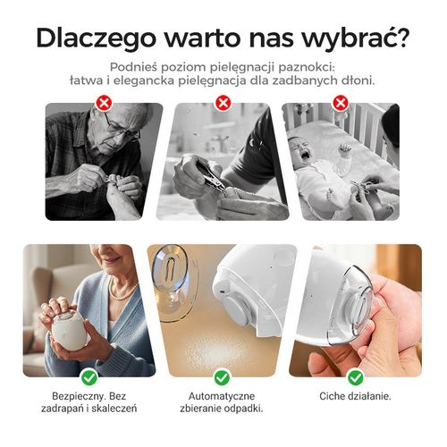 💅✨ Universal Automatic Fingernail Grinder – Say Goodbye to Nail Clippers & Scissors! ✨💅