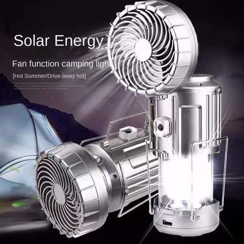 NEVER SWEAT IN THE DARK AGAIN — LIGHT, BREEZE & POWER IN ONE!​