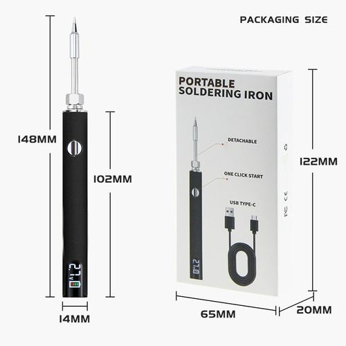 Portable soldering iron kit