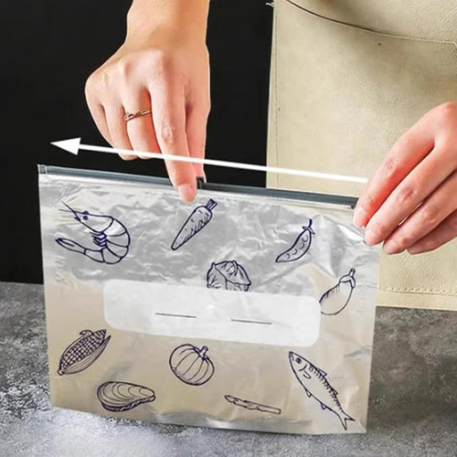 Reusable Aluminum Foil Freshness Seal Bags