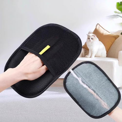 Pet Hair Remover Gloves For Dog & Cat