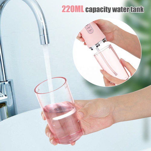 Home Use Electric Dental Cleaner 3 Modes Cordless USB Rechargeable Oral Irrigator Portable Dental Water Flosser