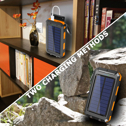 🔥Waterproof Solar Power Bank