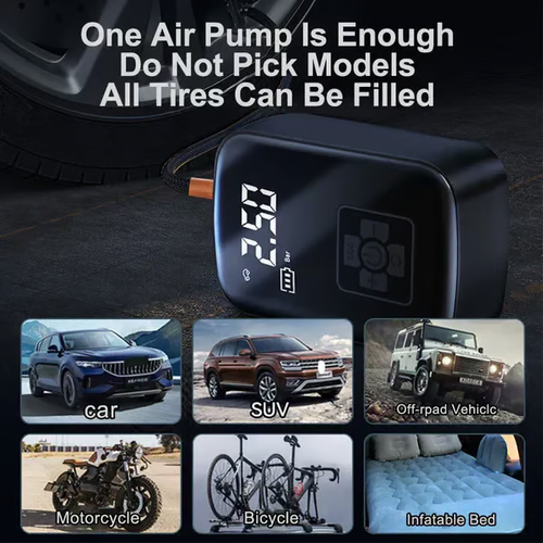 🚗💨Portable Multifunctional Cordless Inflatable Pump 🔥