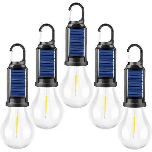 Solar Rechargeable Hooked Camping Light