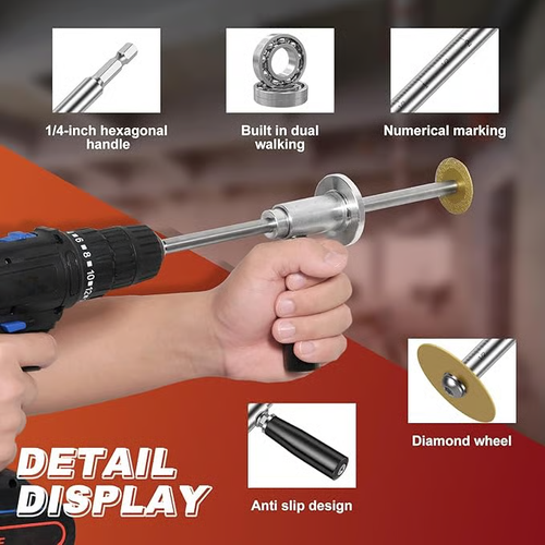 🔥PVC Pipe Inside Cutter with Diamond Grit Cutting Wheel and Handle