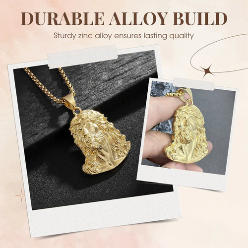✝️Best Gift✨Jesus Head Pendant Necklace