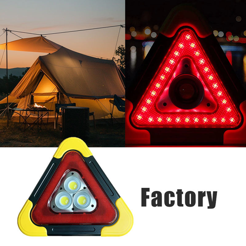 🚨 3-IN-1 Solar Emergency Triangle Warning Light 🚨