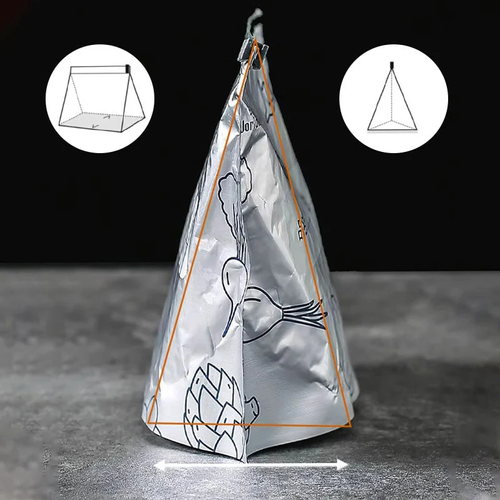 🔥Buy 1 Get 2 Free （30PCS） 🔥Freezer Refrigerator Stand-Up Aluminum Foil Cling Bag Slide Zipper Storage Aluminum Foil Bag